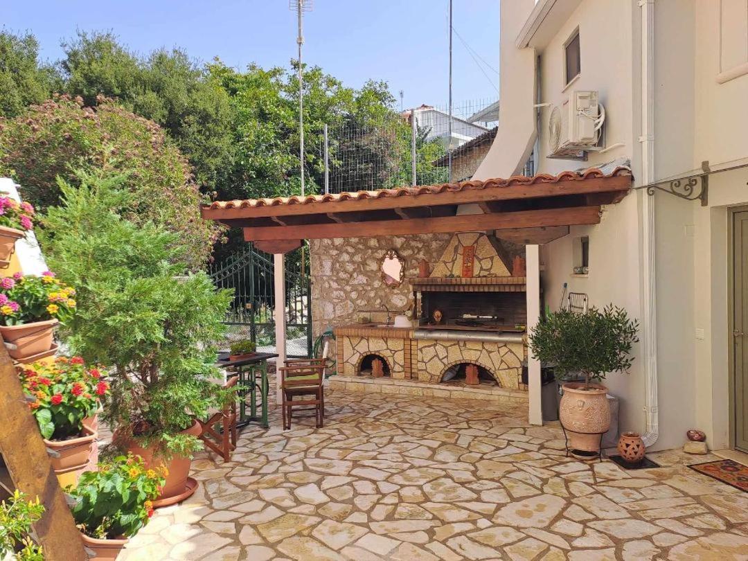 Kariá La Casa Di Bella A Tradional Stone House With Barbecueヴィラ エクステリア 写真